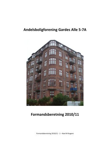 Andelsboligforening Gardes Alle 5-7A ... - Prosedo