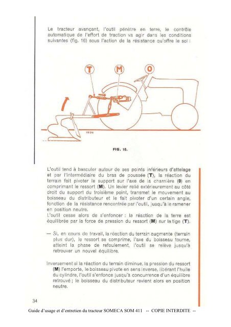 Guide d'usage et d'entretien du tracteur SOMECA SOM 411 ...