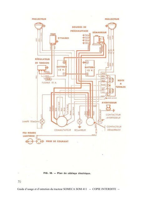 Guide d'usage et d'entretien du tracteur SOMECA SOM 411 ...