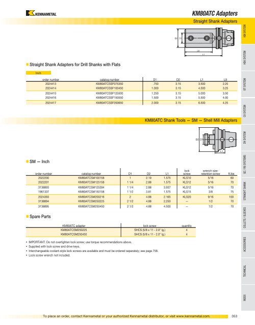 Tooling Systems