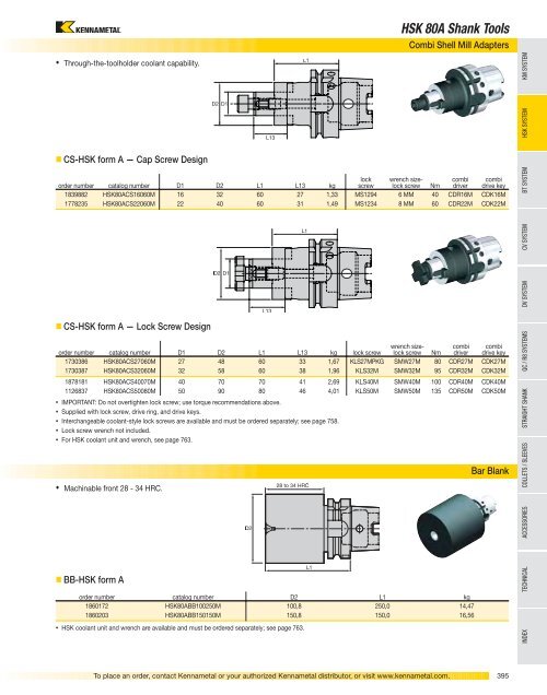 Tooling Systems