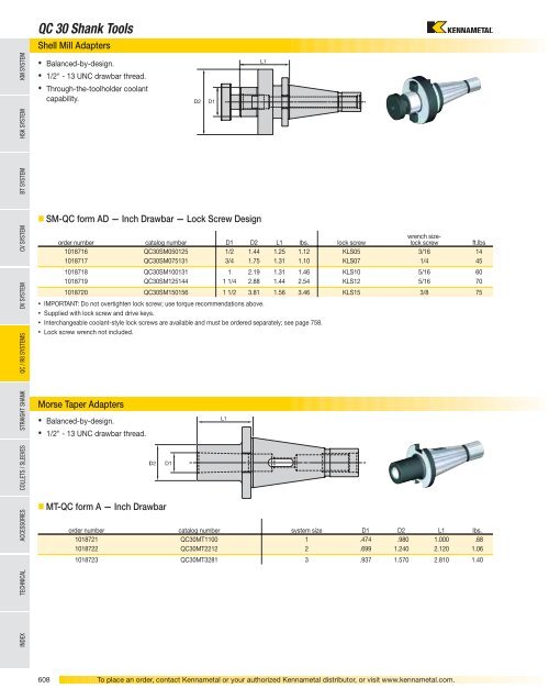 Tooling Systems