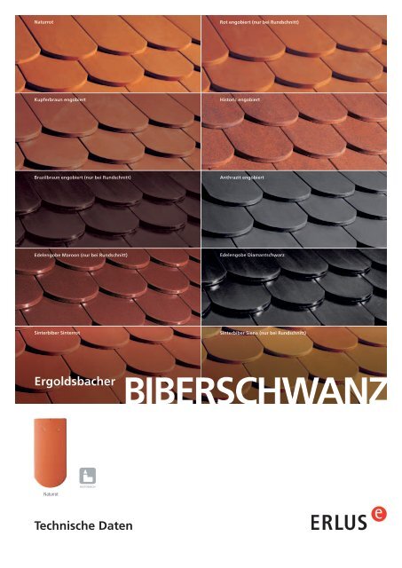 BIBERSCHWANZ Ergoldsbacher - Erlus AG