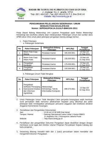 Cup surat - BMKG