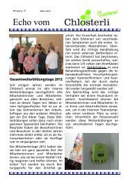 Ausgabe MÃ¤rz / Weiterbildungstage 2012