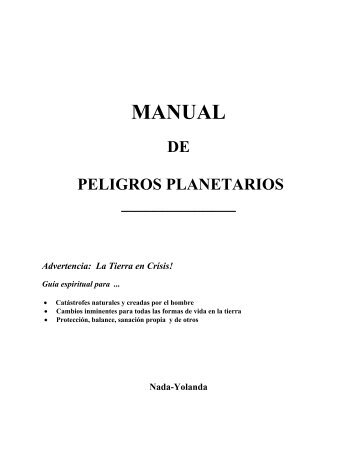 MANUAL DE PELIGROS PLANETARIOS - The New Earth