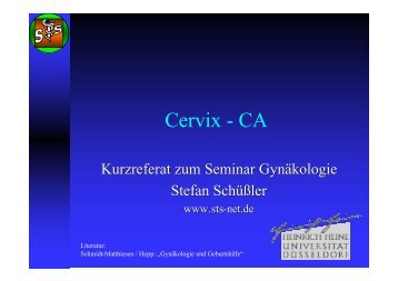 Referat - Cervix-CA - sTs-net.de