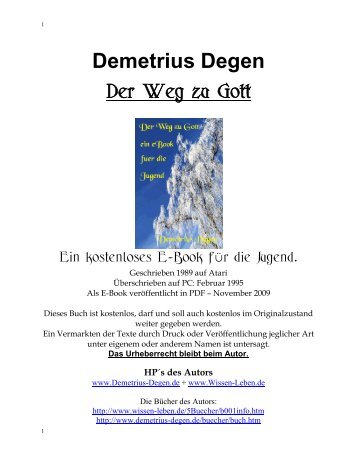 Lesen - Demetrius Degen