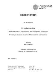 DISSERTATION - Universität Wien