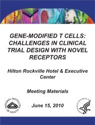 Gene- Modified T Cells: Challenges in Clinical Trial Design with ...