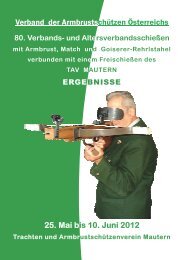 Mautern 2012 - Verband der Armbrustschützen Österreichs