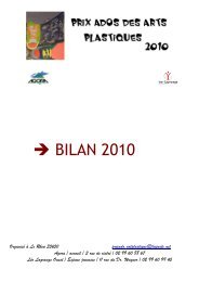 Lire le bilan de l'Ã©dition 2010 - mecenat en bretagne