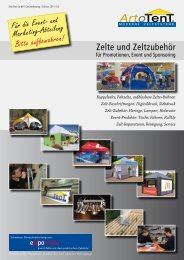 Zelte und Zeltzubehör - Artotent GmbH