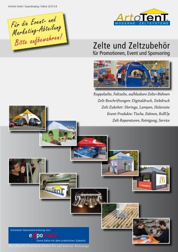 Zelte und Zeltzubehör - Artotent GmbH