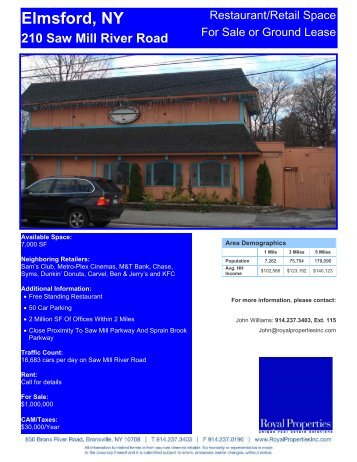 Elmsford, NY 210 Saw Mill River Road - Royal Properties, Inc.