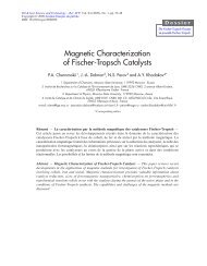 Magnetic Characterization of Fischer-Tropsch Catalysts