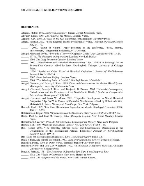 Entire Volume 17 issue 1 - Journal of World-Systems Research ...