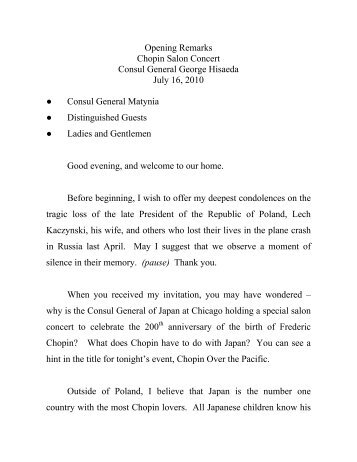 congratulatory remarks certificate of commendation consul