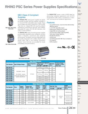 PSC Series - Automationdirect