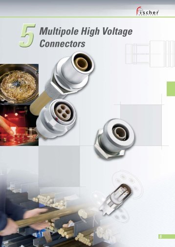Multipole High Voltage Connectors - Fischer Connectors