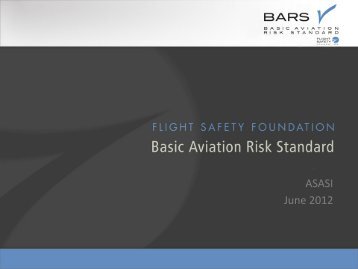 Basic aviation risk standard - ASASI