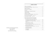 Inhaltsverzeichnis - Berg- und Naturverlag Rölke