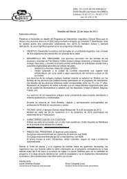 informaciÃ³n y solicitud - Colegio Mirabal