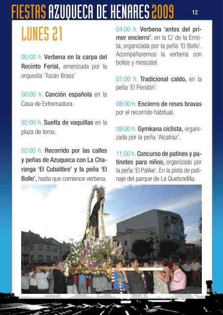 programa de fiestas (pdf) - Ayuntamiento de Azuqueca de Henares