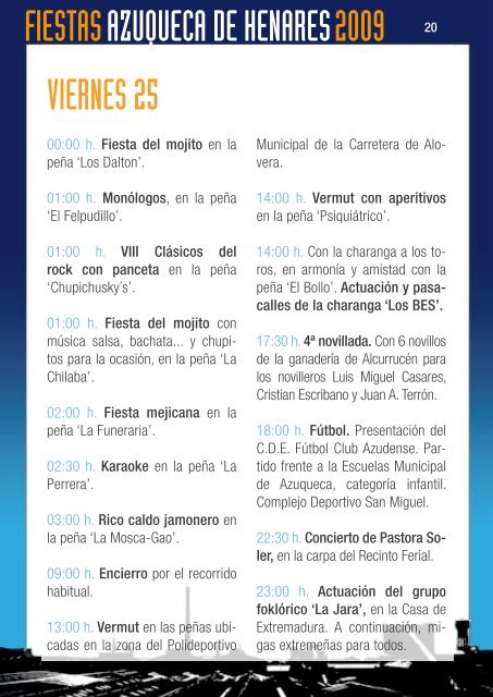 programa de fiestas (pdf) - Ayuntamiento de Azuqueca de Henares