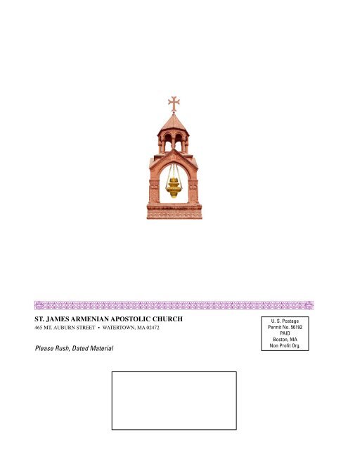 SJAC LOOYS WIN45 050206 - St. James Armenian Apostolic Church