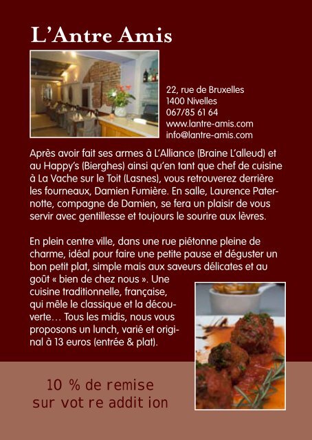 Nivelles - Passeport gourmand 