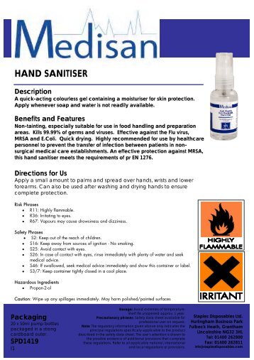 Medisan Hand Sanitiser