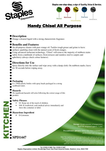 Handy Chisel All Purpose Cleaner