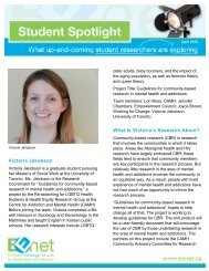 Victoria Jakobson What is Victoria's Research About? - EENet