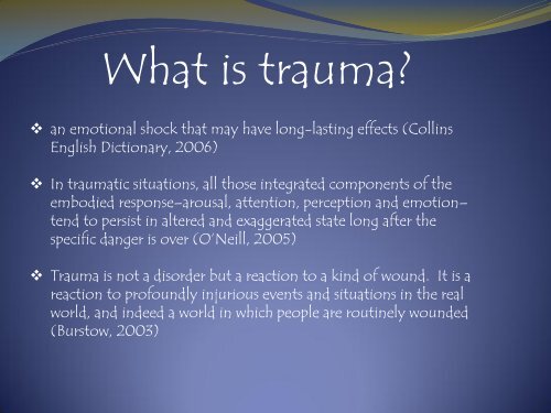 Decolonising Trauma Work: Indigenous practitioners share ... - EENet