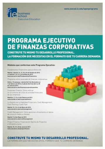 programa ejecutivo de finanzas corporativas - IE Executive Education