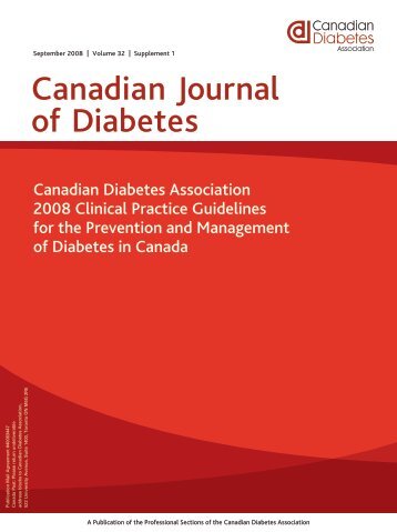 Canadian Diabetes Association Clinical Practice Guidelines ... - Solat