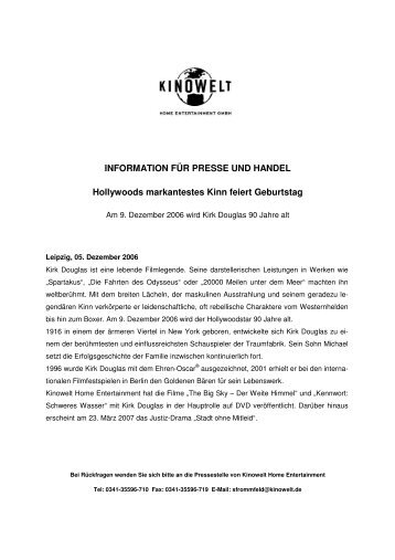 INFORMATION FÜR PRESSE UND HANDEL ... - Studiocanal