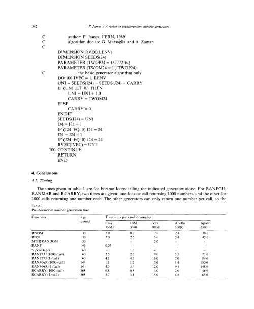 A review of pseudorandom number generators - Lammps