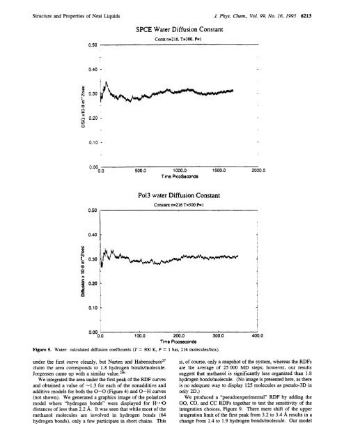 Structure and Properties of Neat Liquids Using Nonadditive ...