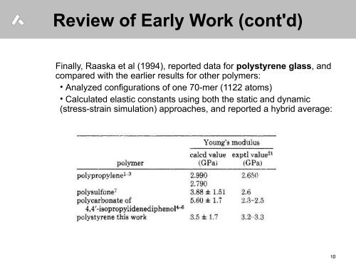 Mechanical Properties of Glassy Polymer Blends and ... - Lammps