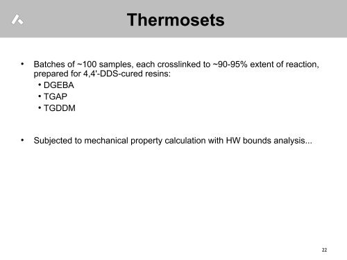 Mechanical Properties of Glassy Polymer Blends and ... - Lammps