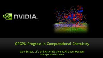 GPGPU Progress in Computational Chemistry - Lammps