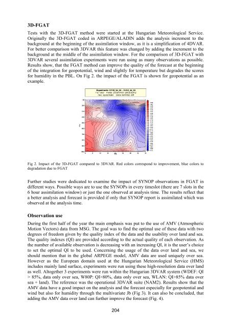 Proceedings - C-SRNWP Project