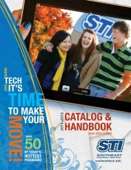 CATALOG & HANDBOOK - Southeast Technical Institute