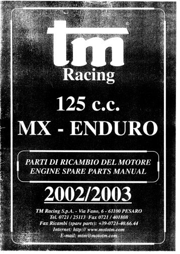 Motore 125 2002 2003 - TM Racing