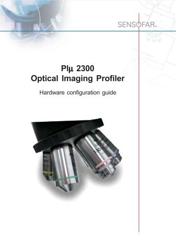 PlÂµ 2300 Optical Imaging Profiler - Sensofar