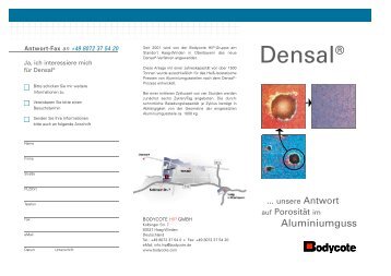 Densal® - Bodycote.org