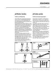 pH/Redox-Sonden pH/redox probes - Qas-inc.com