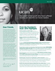 Fall 2010 Newsletter - UCAN